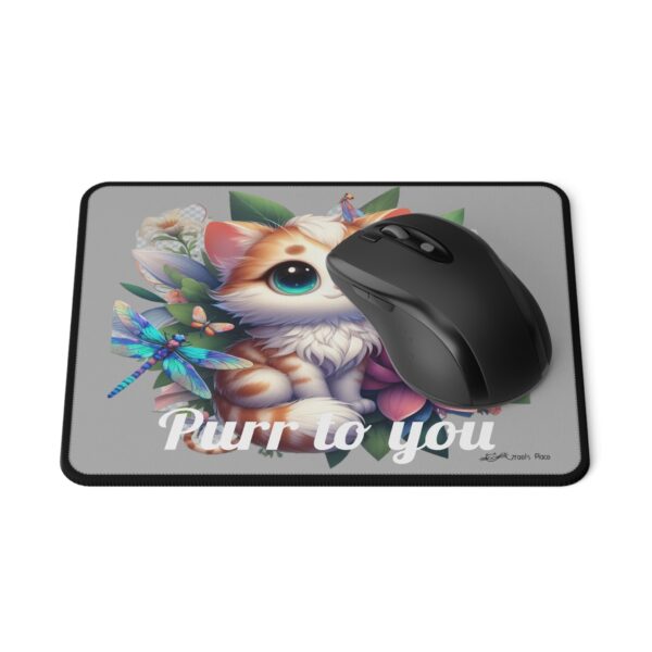 Mouse Pad Purr-cision Play in grey