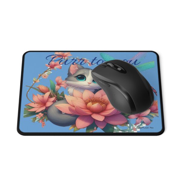 Mouse Pad Purr-cision Play in blue